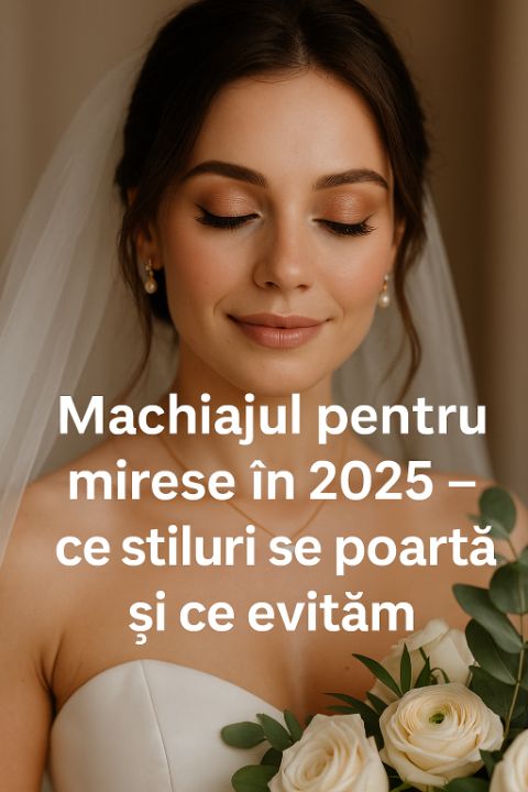 Machiajul pentru mirese în 2025 – ce stiluri se poartă și ce evităm